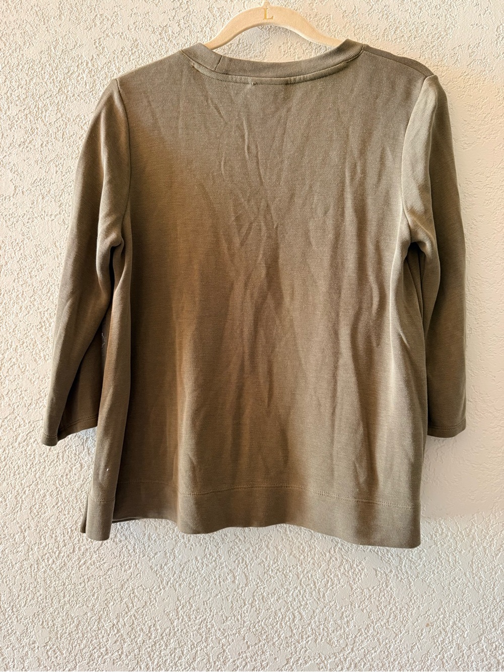 J. JILL Green Casual Minimalist Women's Pullover Top Size Small Petite - Picture 4 of 10